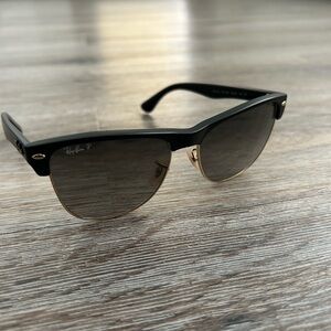 Ray-Ban Classic Black and Gold Sunglasses